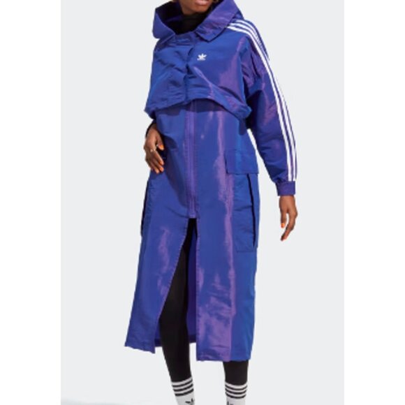 adidas Always Original Windbreaker Purple L - Picture 2 of 6